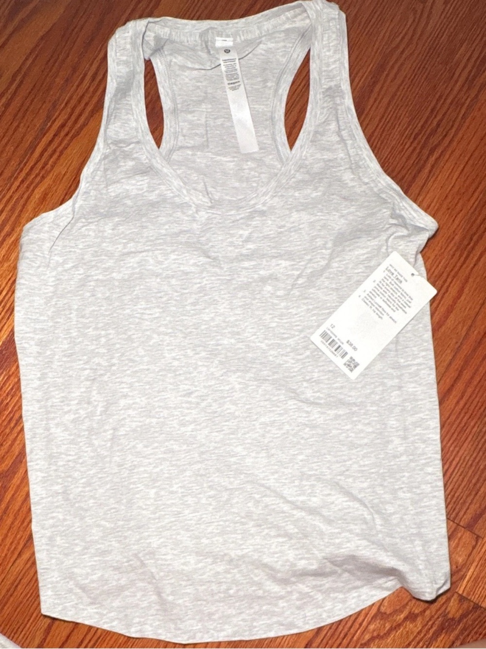NWT lululemon athletica Light Gray Scoop-Neck Racerback Love Tank - Picture 6 of 9